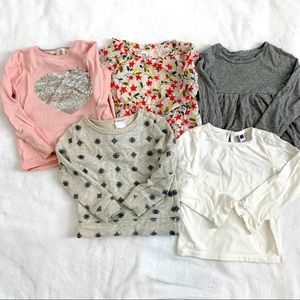 Long sleeved shirt bundle. 3T